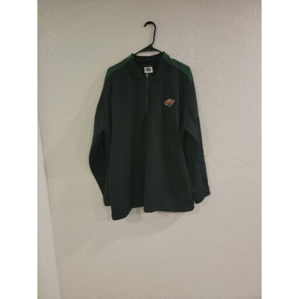 NHL Minnesota Wild Men's 1/4 Zip Sweatshirt - 2Xl
